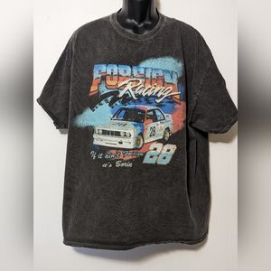 Men's PacSun Foreign Racing Graphic T-shirt Black Size XL